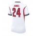 Tanie Strój piłkarski Anglia Reece James #24 Koszulka Podstawowej dla damskie MŚ 2026 Krótkie Rękawy